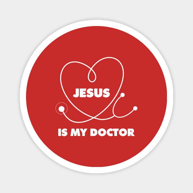 Doctor Jesus Magnet by JevLavigne